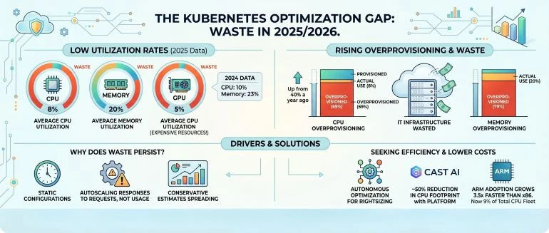 Report: Utilization of Kubernetes Infrastructure Remains Abysmal