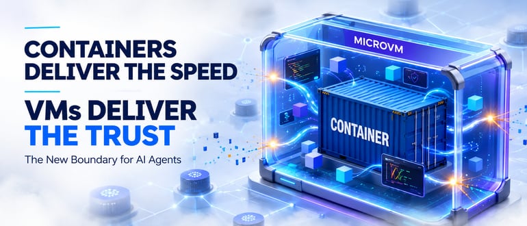 Containers Became the Unit of Speed. AI Agents Are Making VMs the Unit of Trust